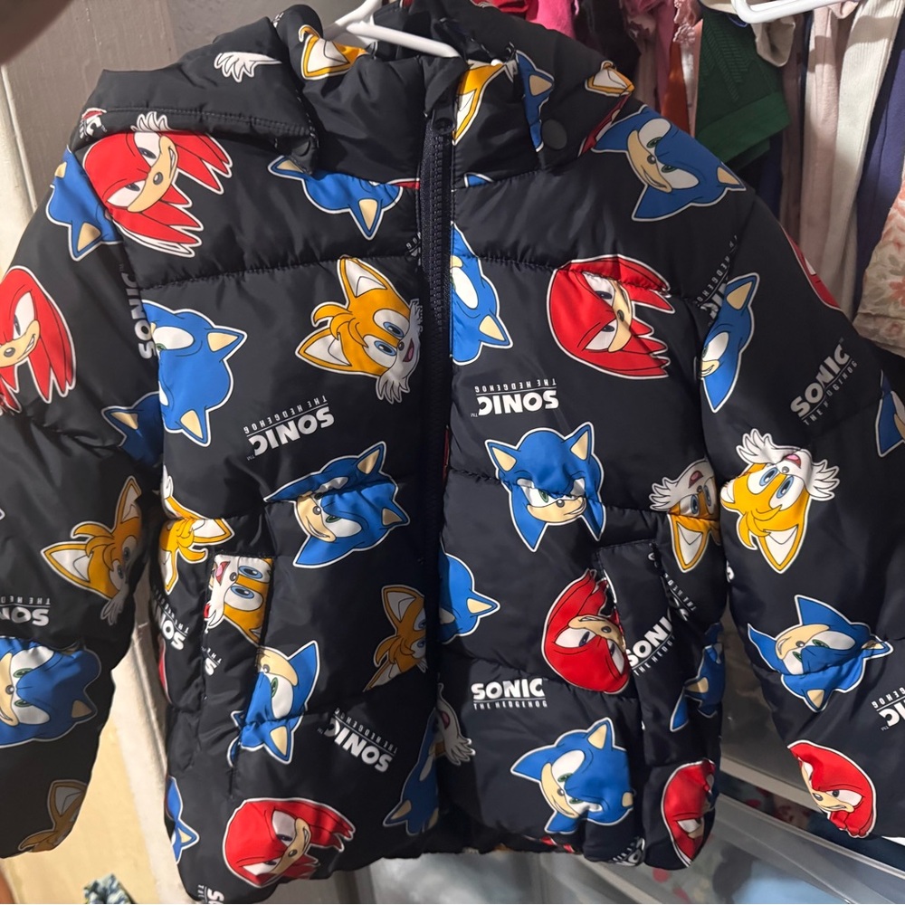 Sonic the Hedgehog Puffer Jacket